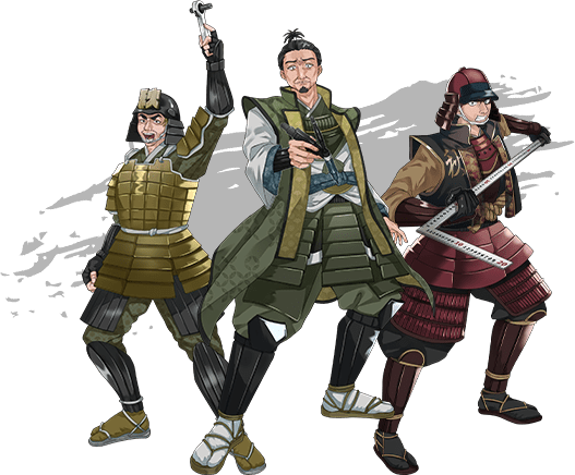 少将・中将・大将のイラスト